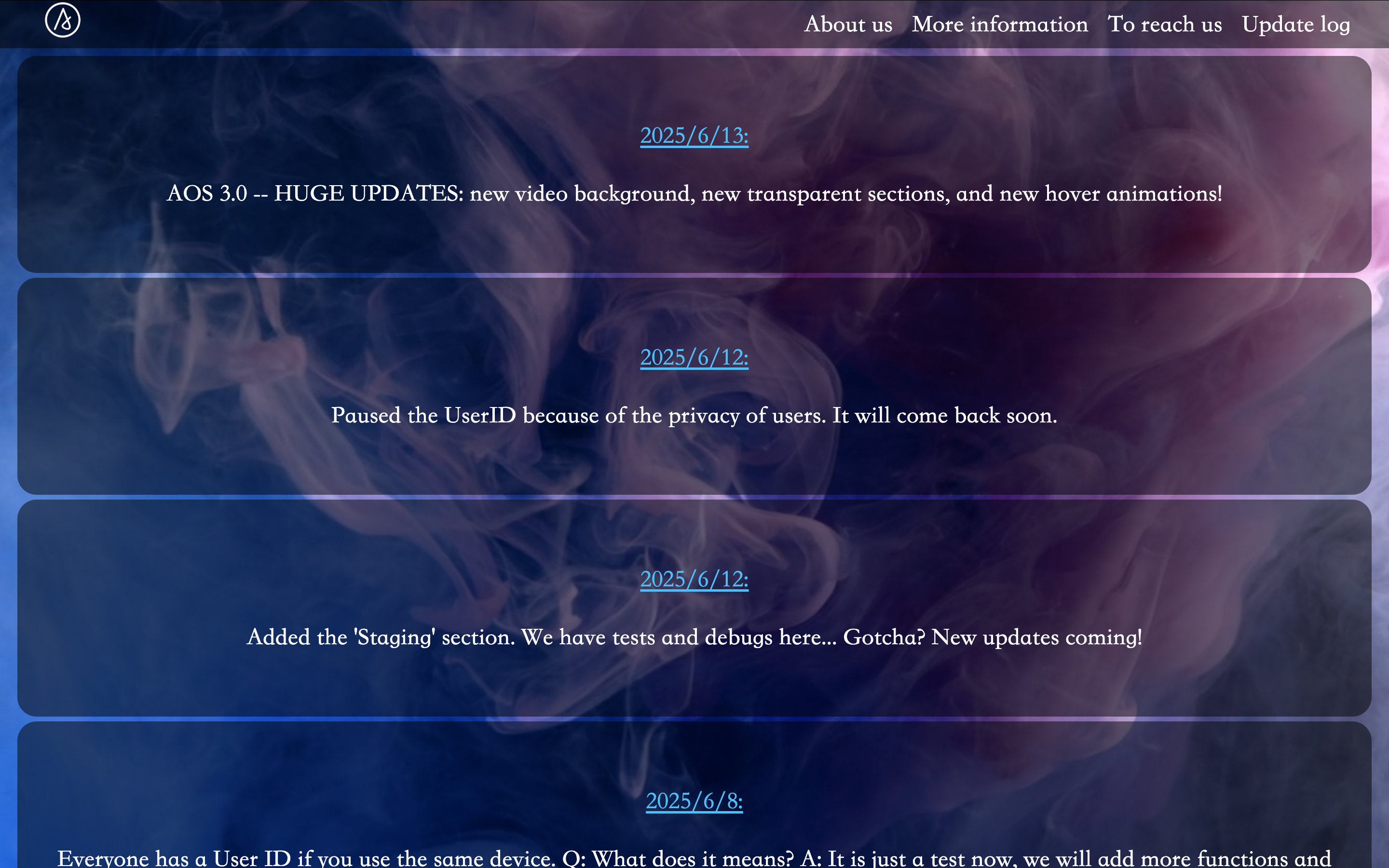 Update Log 2025/06/15/ Screenshot